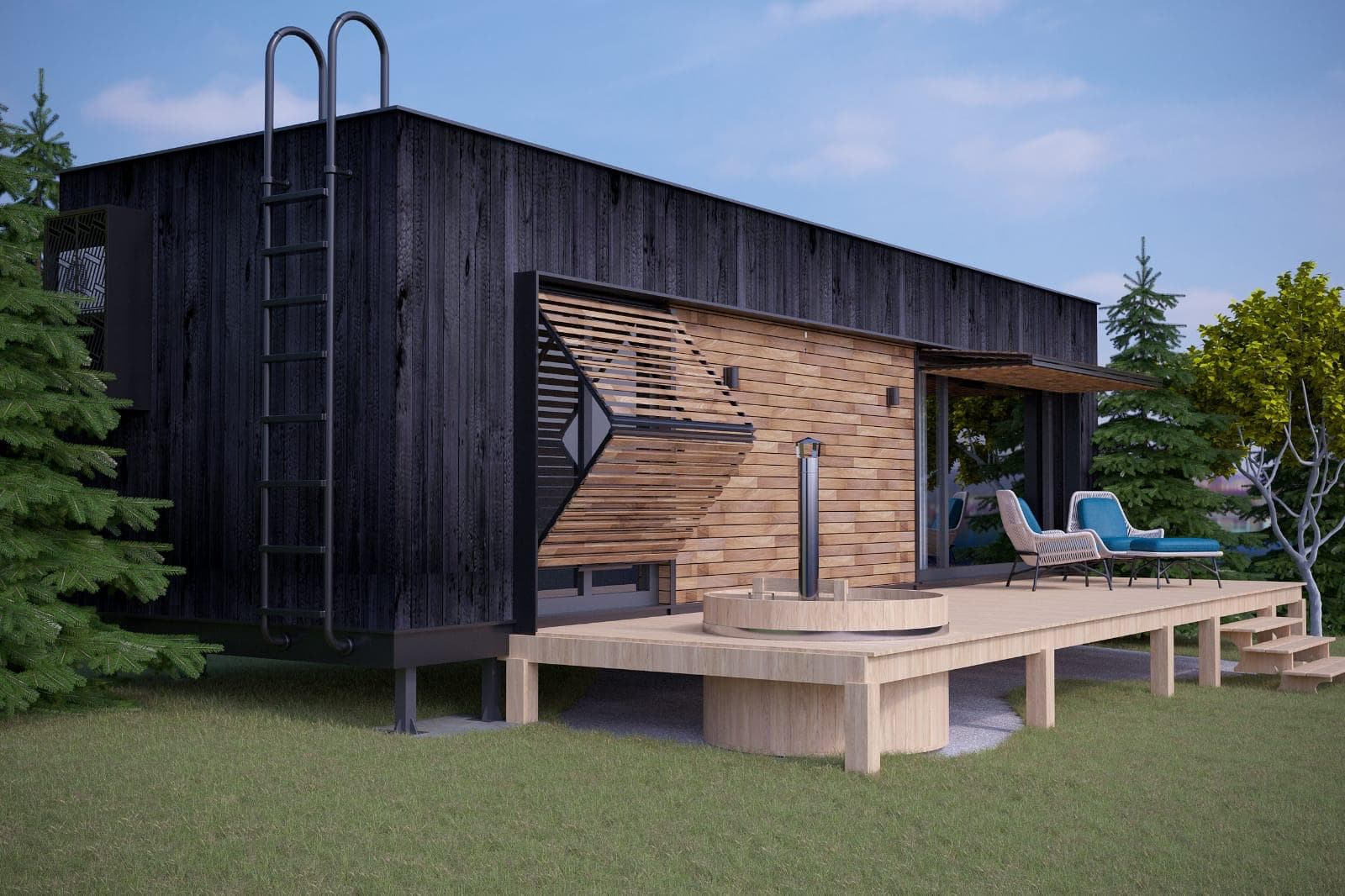 The Nest (Cuibul) — Container House · Modern — Sătucul Verde Secăria